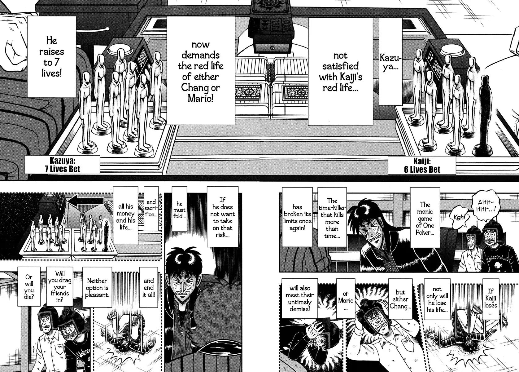 Gambling Outcast Kaiji: The One Poker Arc - Kaiji Part 5 Chapter 232 page 2 - Chapter 232: Determination