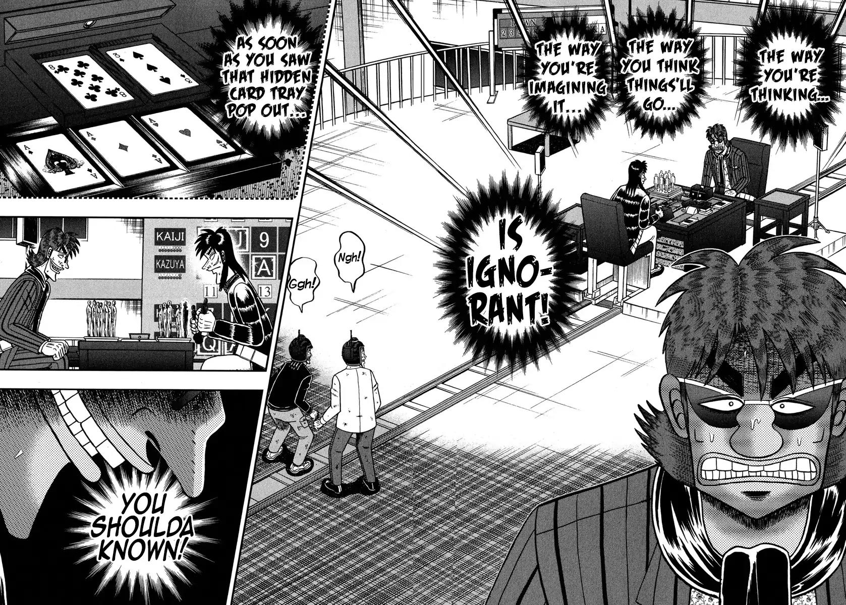 Gambling Outcast Kaiji: The One Poker Arc - Kaiji Part 5 Chapter 233 page 15 - Chapter 233: Deciding Hand