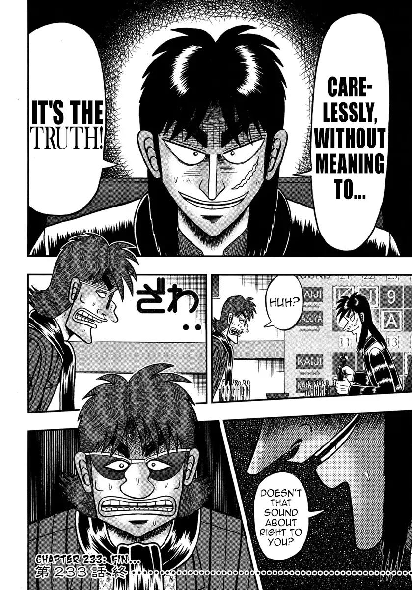 Gambling Outcast Kaiji: The One Poker Arc - Kaiji Part 5 Chapter 233 page 20 - Chapter 233: Deciding Hand
