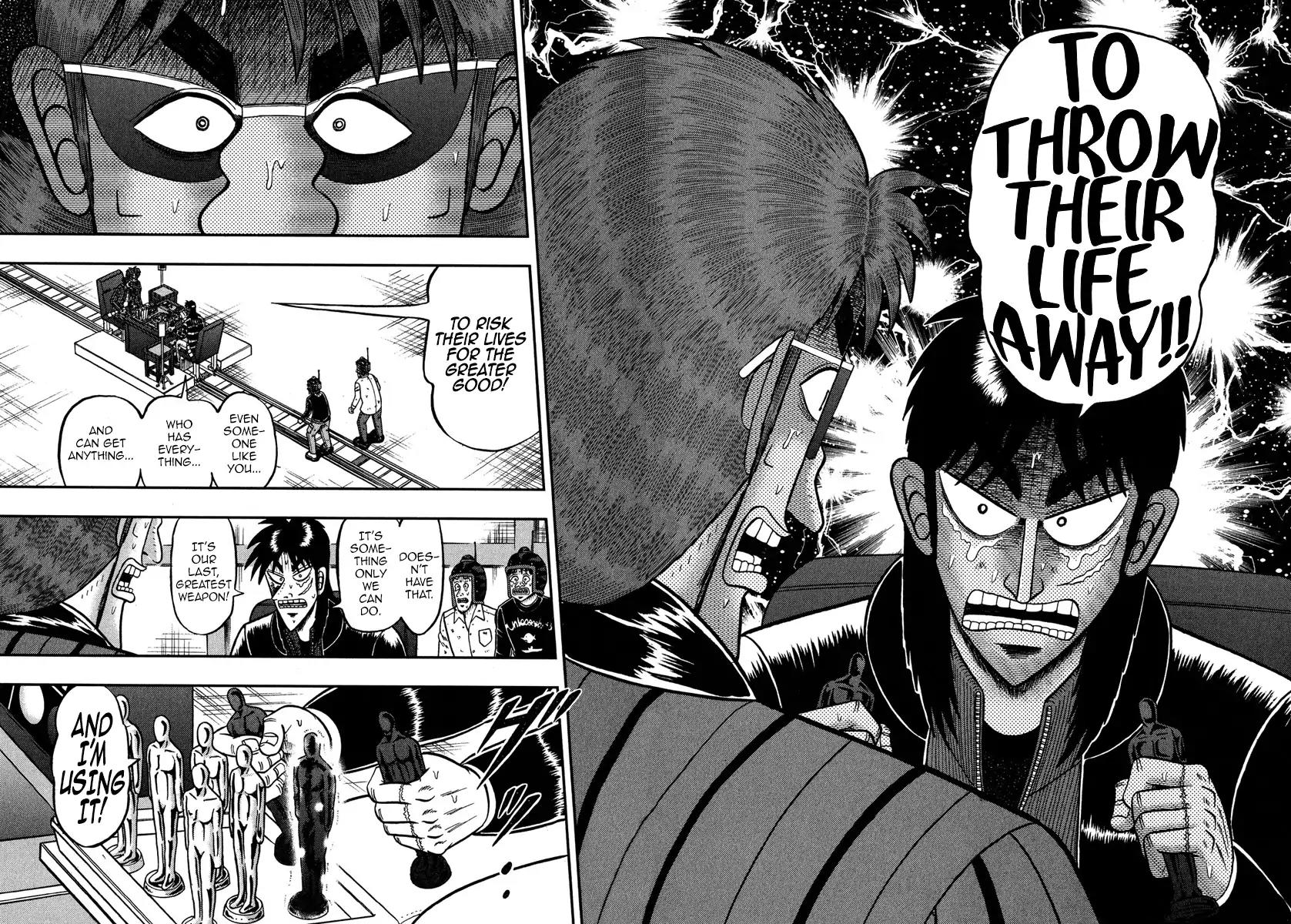 Gambling Outcast Kaiji: The One Poker Arc - Kaiji Part 5 Chapter 237 page 15 - Chapter 237: Throw Away