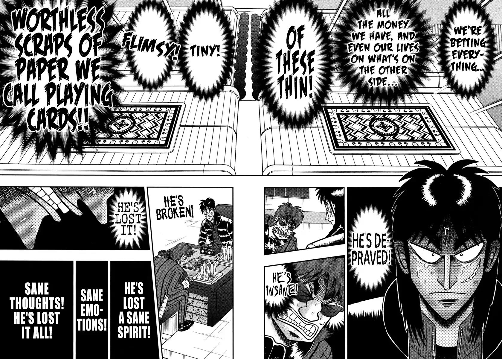 Gambling Outcast Kaiji: The One Poker Arc - Kaiji Part 5 Chapter 239 page 6 - Chapter 239: Disgrace