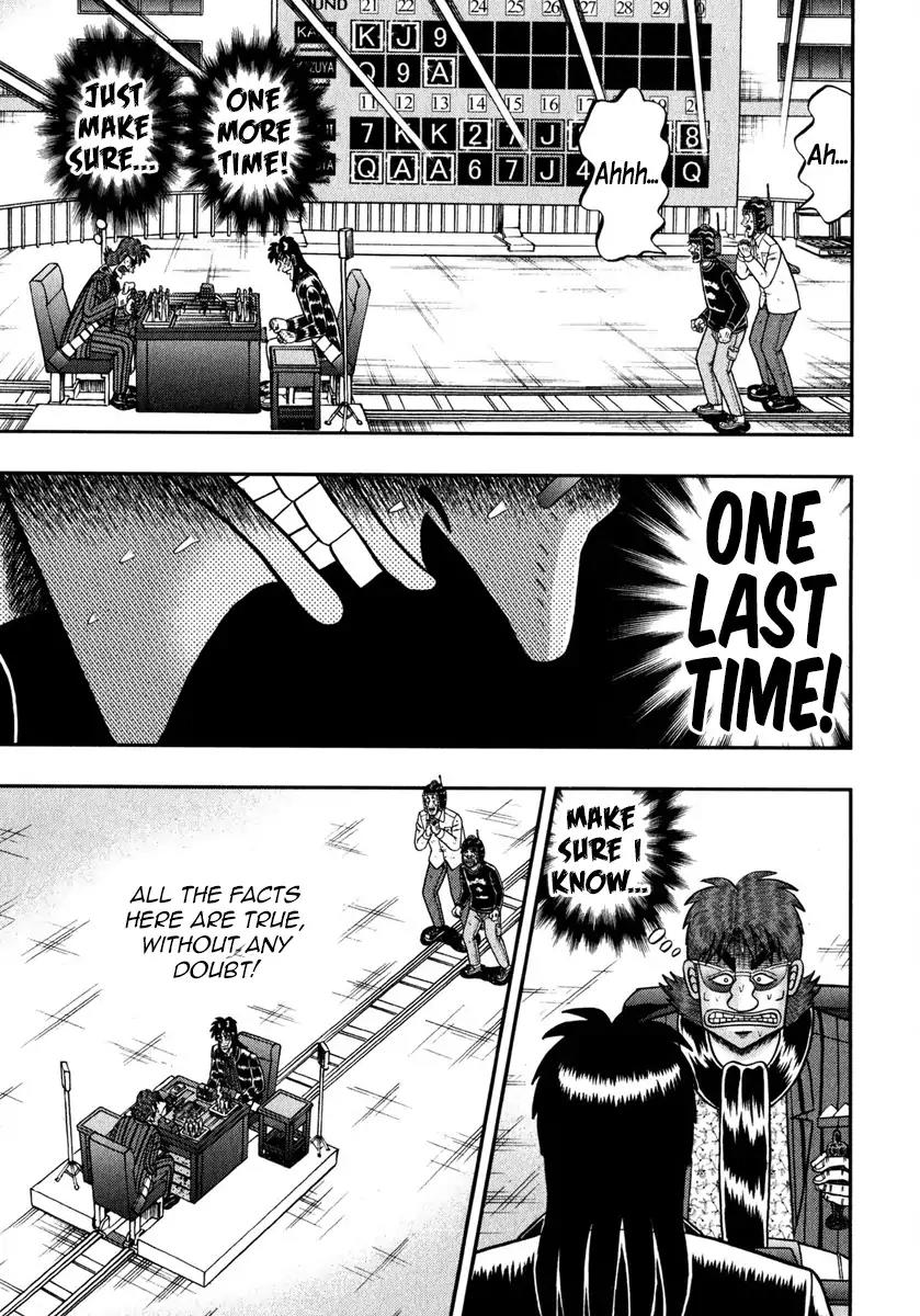 Gambling Outcast Kaiji: The One Poker Arc - Kaiji Part 5 Chapter 240 page 14 - Chapter 240: Blasphemy
