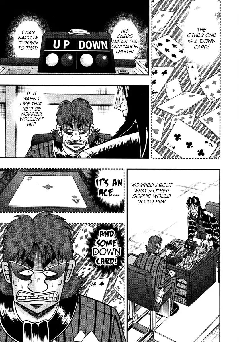 Gambling Outcast Kaiji: The One Poker Arc - Kaiji Part 5 Chapter 240 page 18 - Chapter 240: Blasphemy