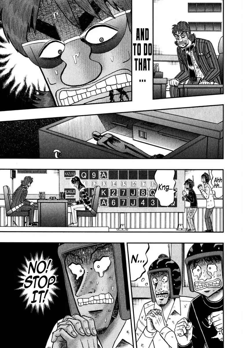 Gambling Outcast Kaiji: The One Poker Arc - Kaiji Part 5 Chapter 240 page 4 - Chapter 240: Blasphemy