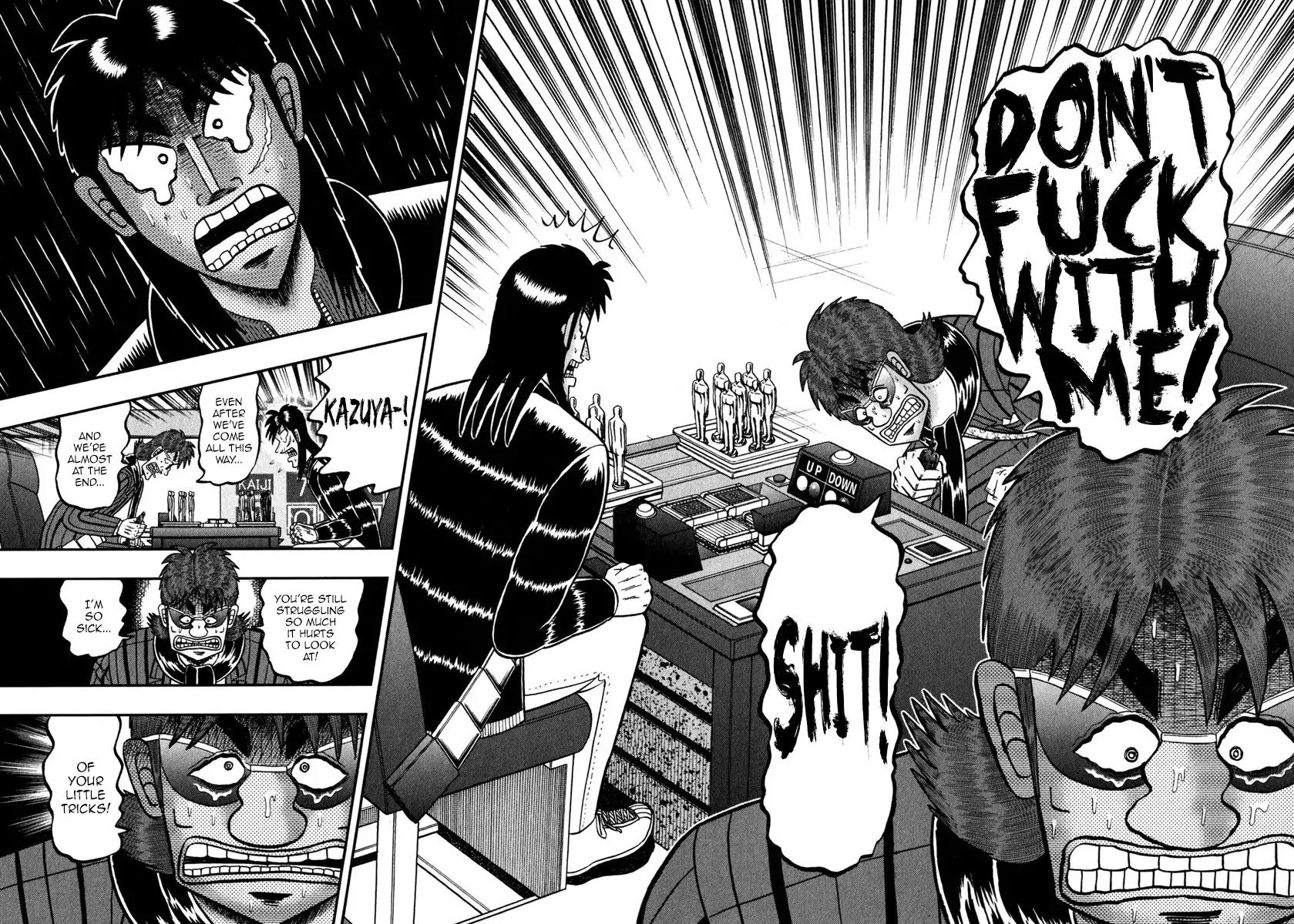 Gambling Outcast Kaiji: The One Poker Arc - Kaiji Part 5 Chapter 243 page 14 - Chapter 243: Announcement