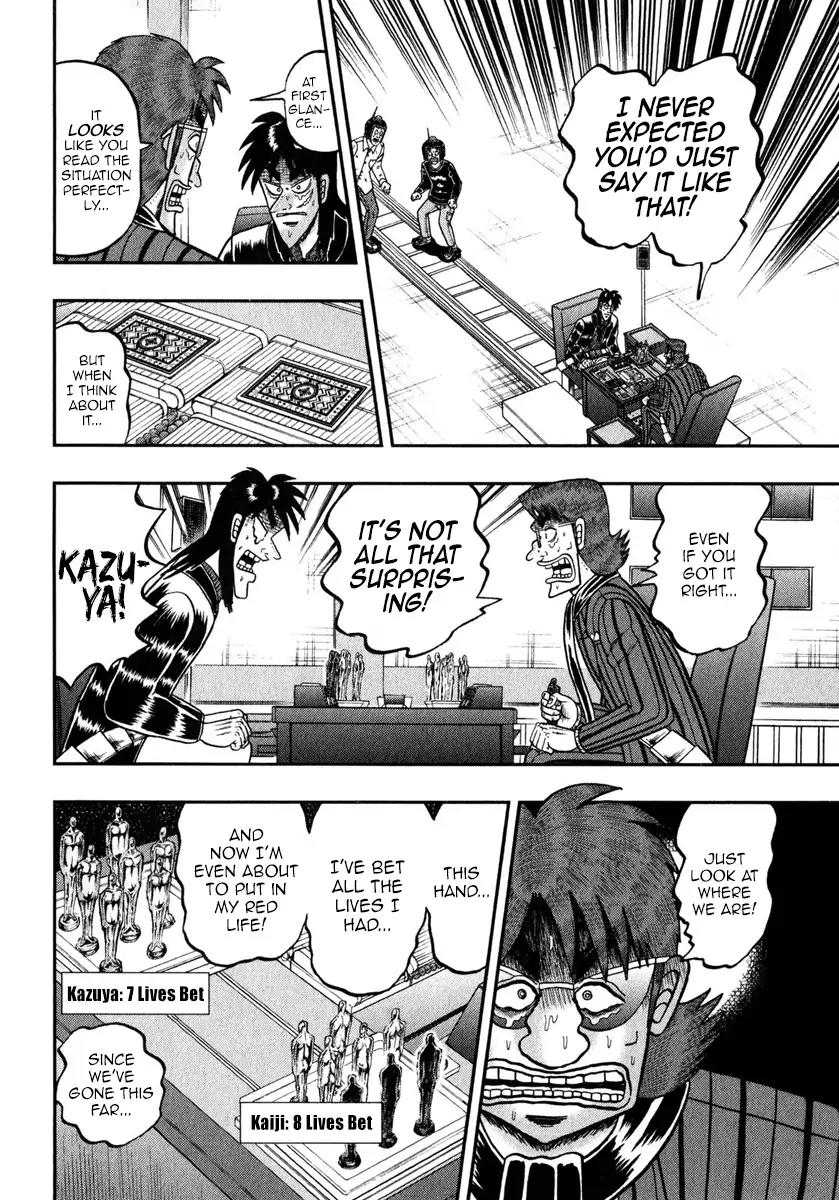 Gambling Outcast Kaiji: The One Poker Arc - Kaiji Part 5 Chapter 243 page 15 - Chapter 243: Announcement