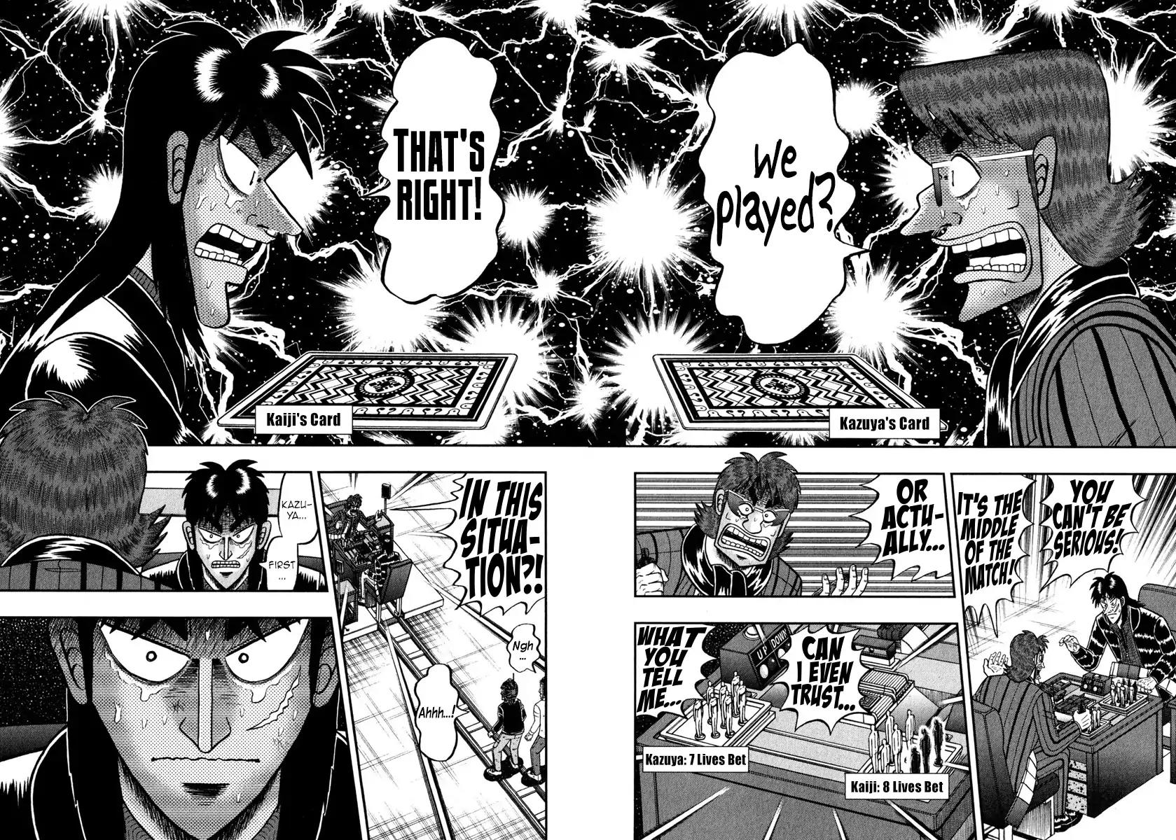 Gambling Outcast Kaiji: The One Poker Arc - Kaiji Part 5 Chapter 243 page 3 - Chapter 243: Announcement