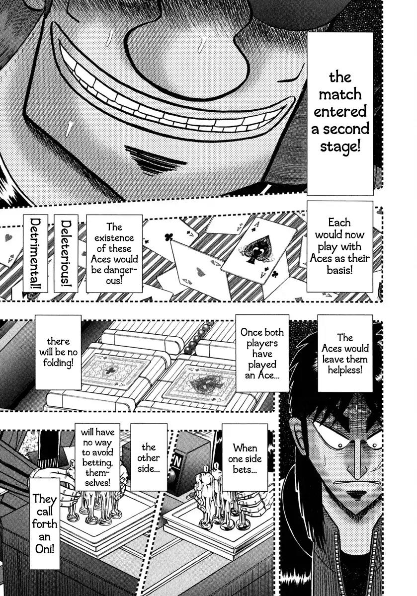 Gambling Outcast Kaiji: The One Poker Arc - Kaiji Part 5 Chapter 245 page 12 - Chapter 245: Battle Crisis