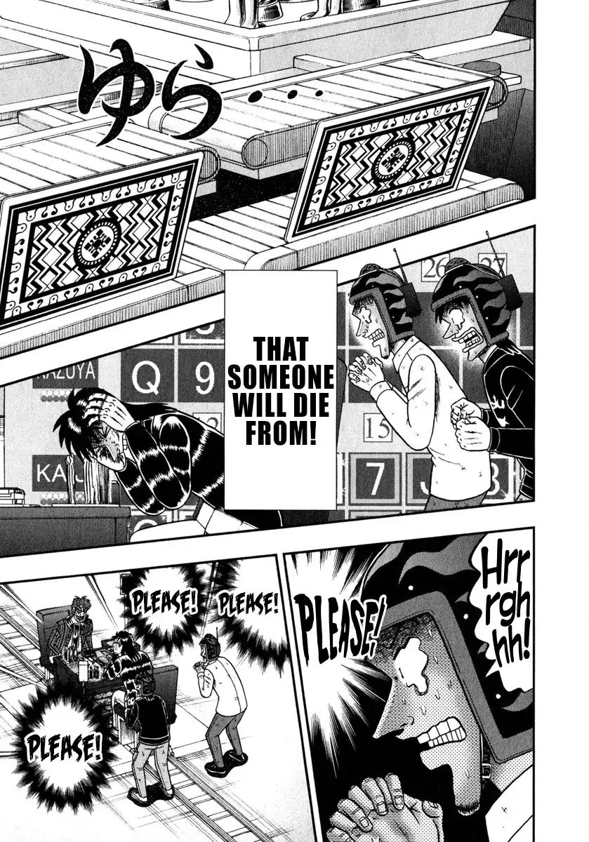 Gambling Outcast Kaiji: The One Poker Arc - Kaiji Part 5 Chapter 245 page 14 - Chapter 245: Battle Crisis