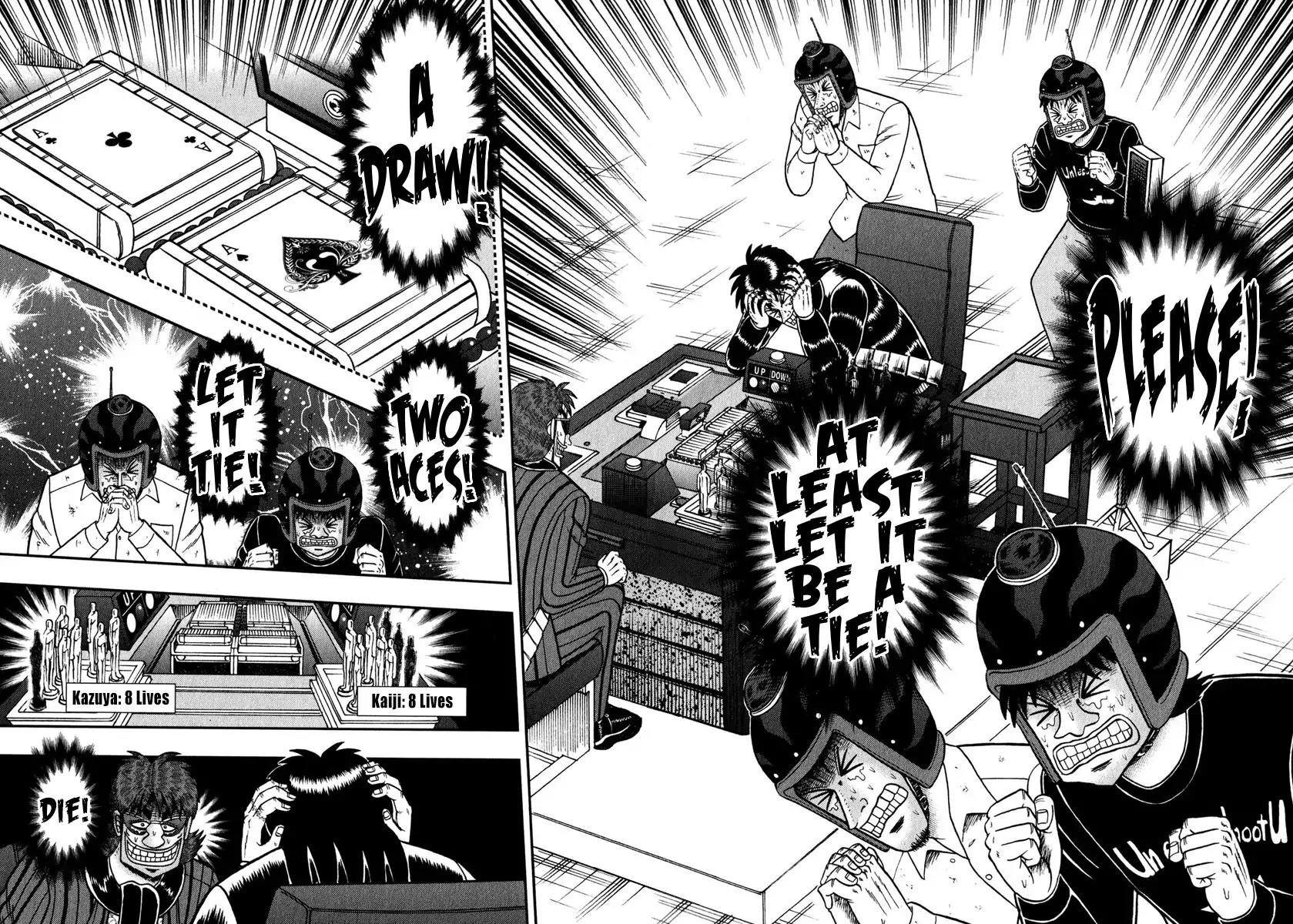 Gambling Outcast Kaiji: The One Poker Arc - Kaiji Part 5 Chapter 245 page 15 - Chapter 245: Battle Crisis