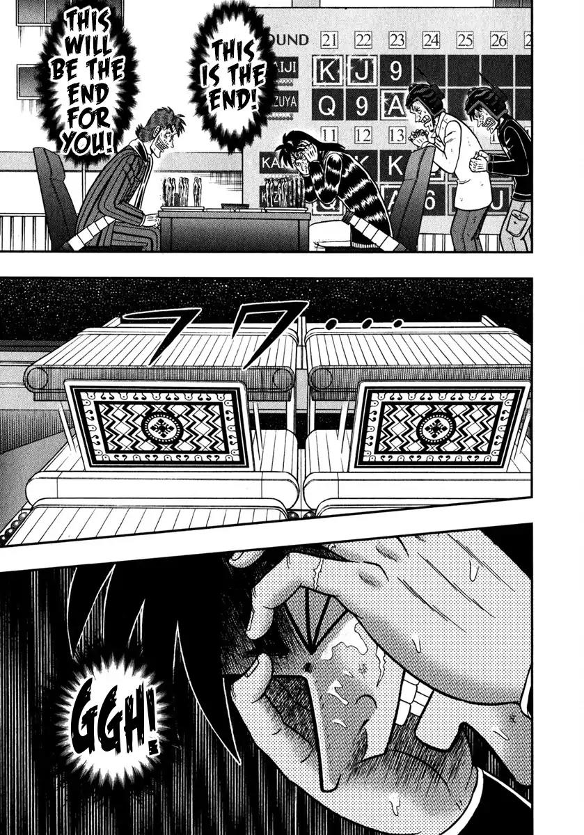 Gambling Outcast Kaiji: The One Poker Arc - Kaiji Part 5 Chapter 245 page 17 - Chapter 245: Battle Crisis