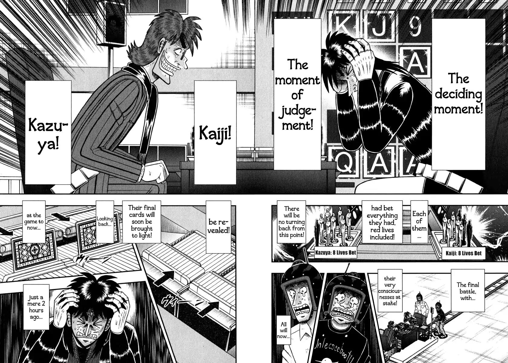 Gambling Outcast Kaiji: The One Poker Arc - Kaiji Part 5 Chapter 245 page 2 - Chapter 245: Battle Crisis