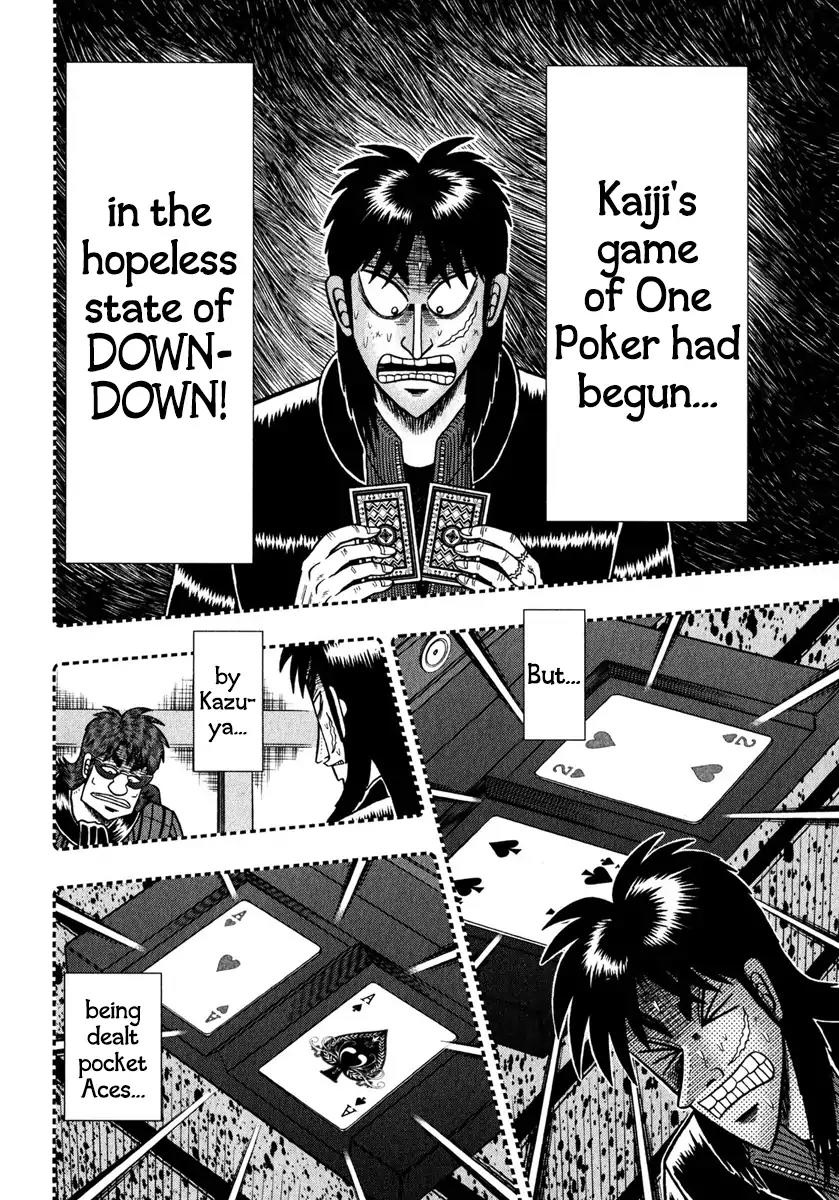Gambling Outcast Kaiji: The One Poker Arc - Kaiji Part 5 Chapter 245 page 3 - Chapter 245: Battle Crisis
