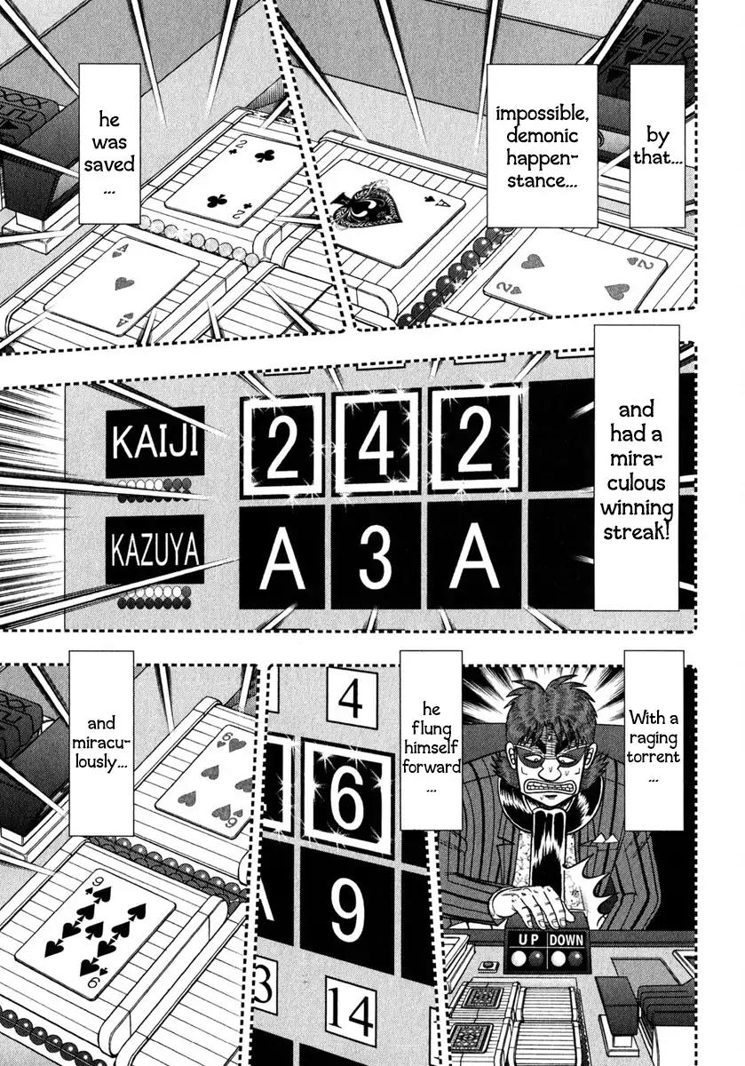 Gambling Outcast Kaiji: The One Poker Arc - Kaiji Part 5 Chapter 245 page 4 - Chapter 245: Battle Crisis