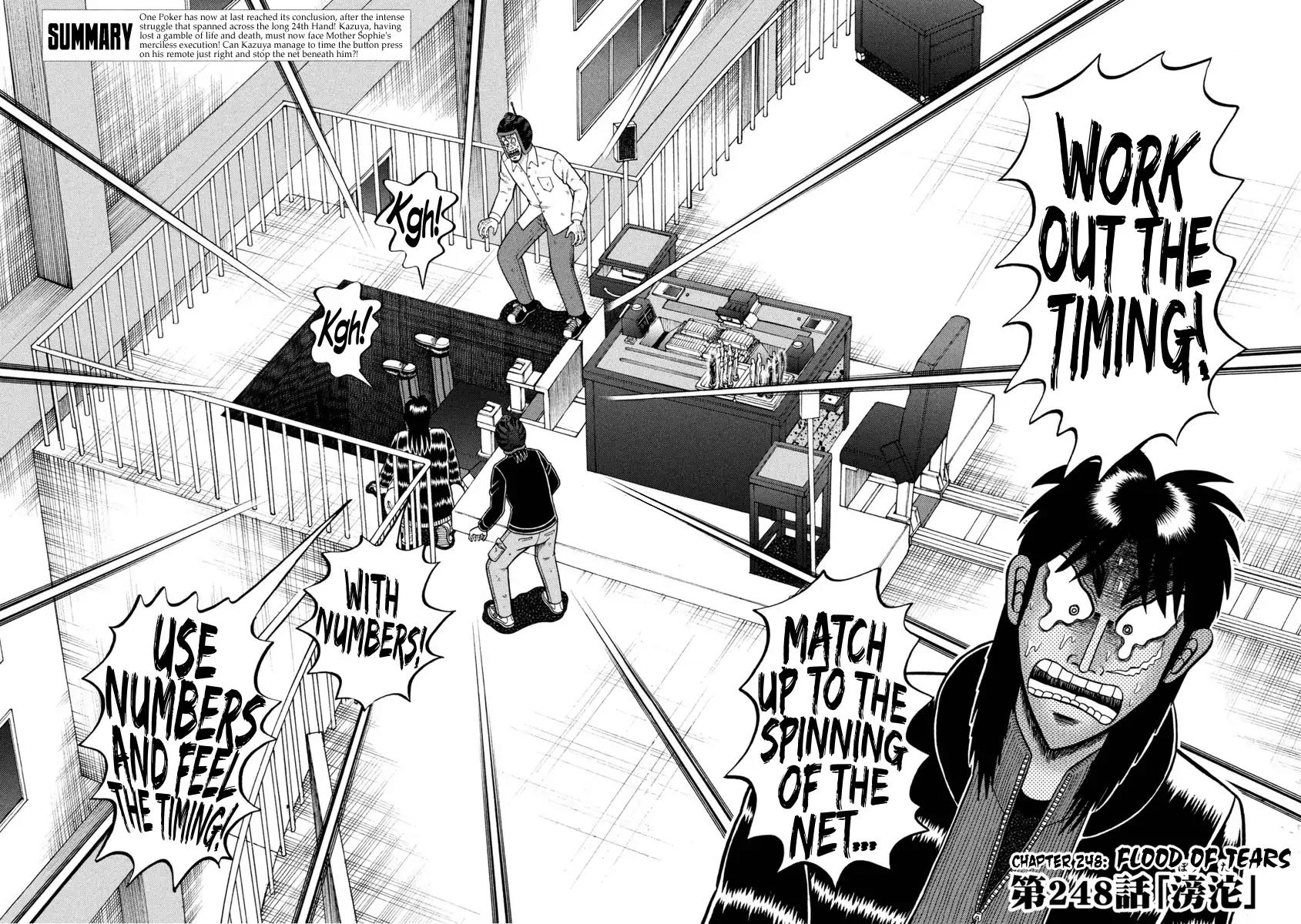 Gambling Outcast Kaiji: The One Poker Arc - Kaiji Part 5 Chapter 248 page 2 - Chapter 248: Flood Of Tears