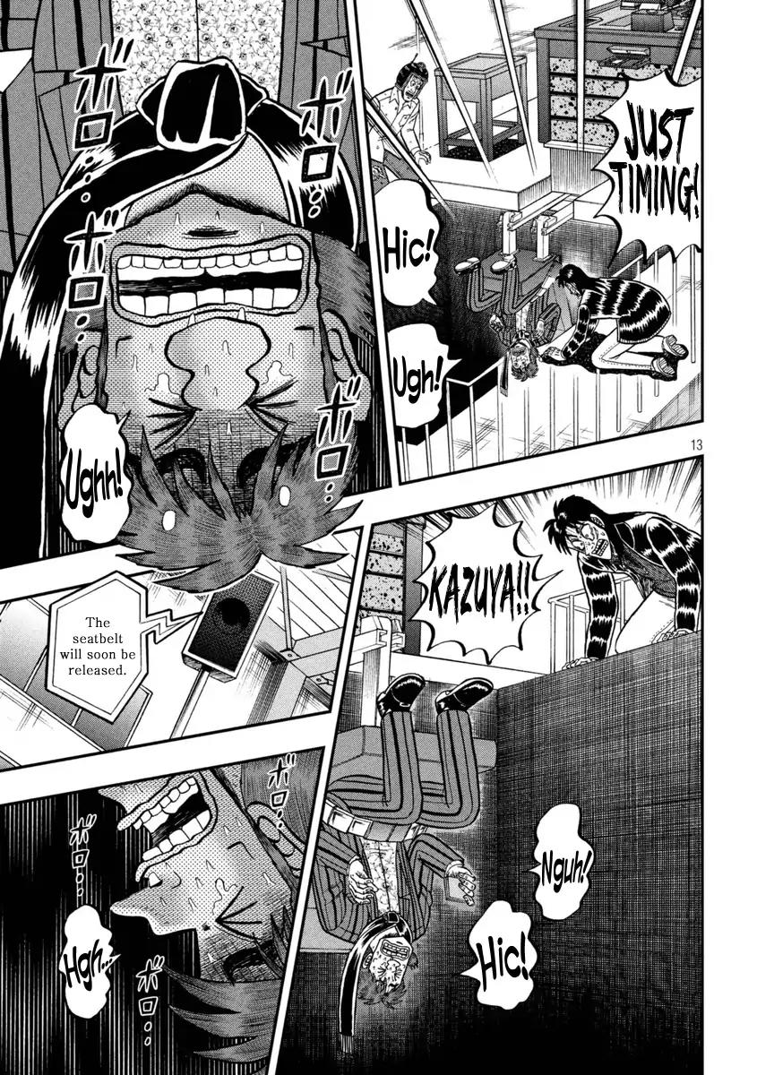 Gambling Outcast Kaiji: The One Poker Arc - Kaiji Part 5 Chapter 249 page 13 - Chapter 249: Predicament