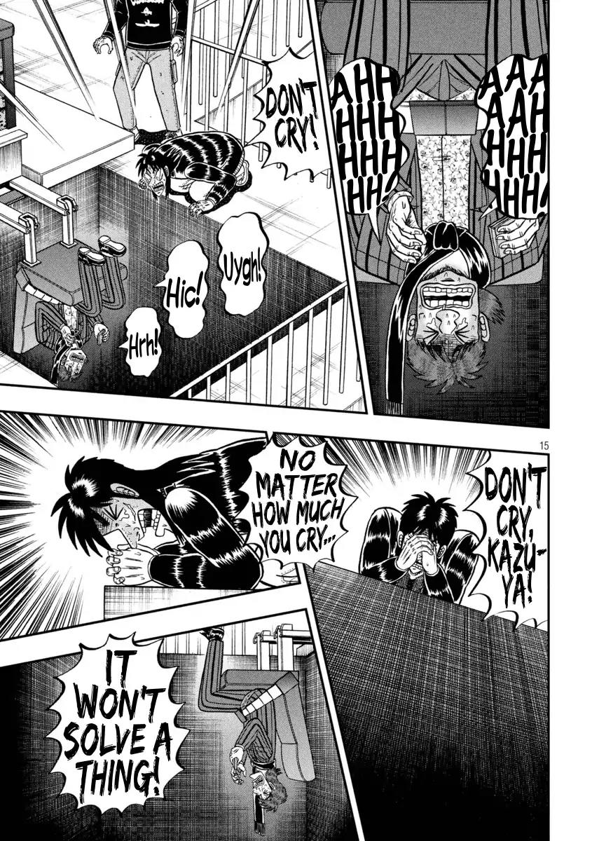 Gambling Outcast Kaiji: The One Poker Arc - Kaiji Part 5 Chapter 249 page 15 - Chapter 249: Predicament