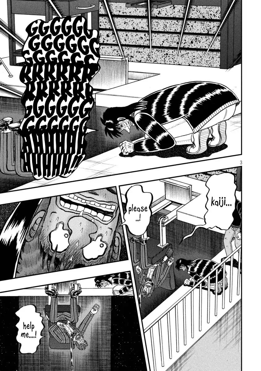 Gambling Outcast Kaiji: The One Poker Arc - Kaiji Part 5 Chapter 250 page 3 - Chapter 250: Entrustment