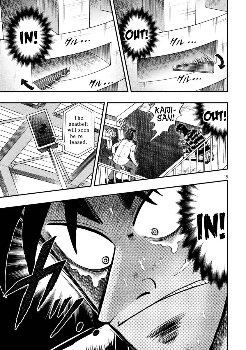 Gambling Outcast Kaiji: The One Poker Arc - Kaiji Part 5 Chapter 251 page 15 - Chapter 251: Chopping Block
