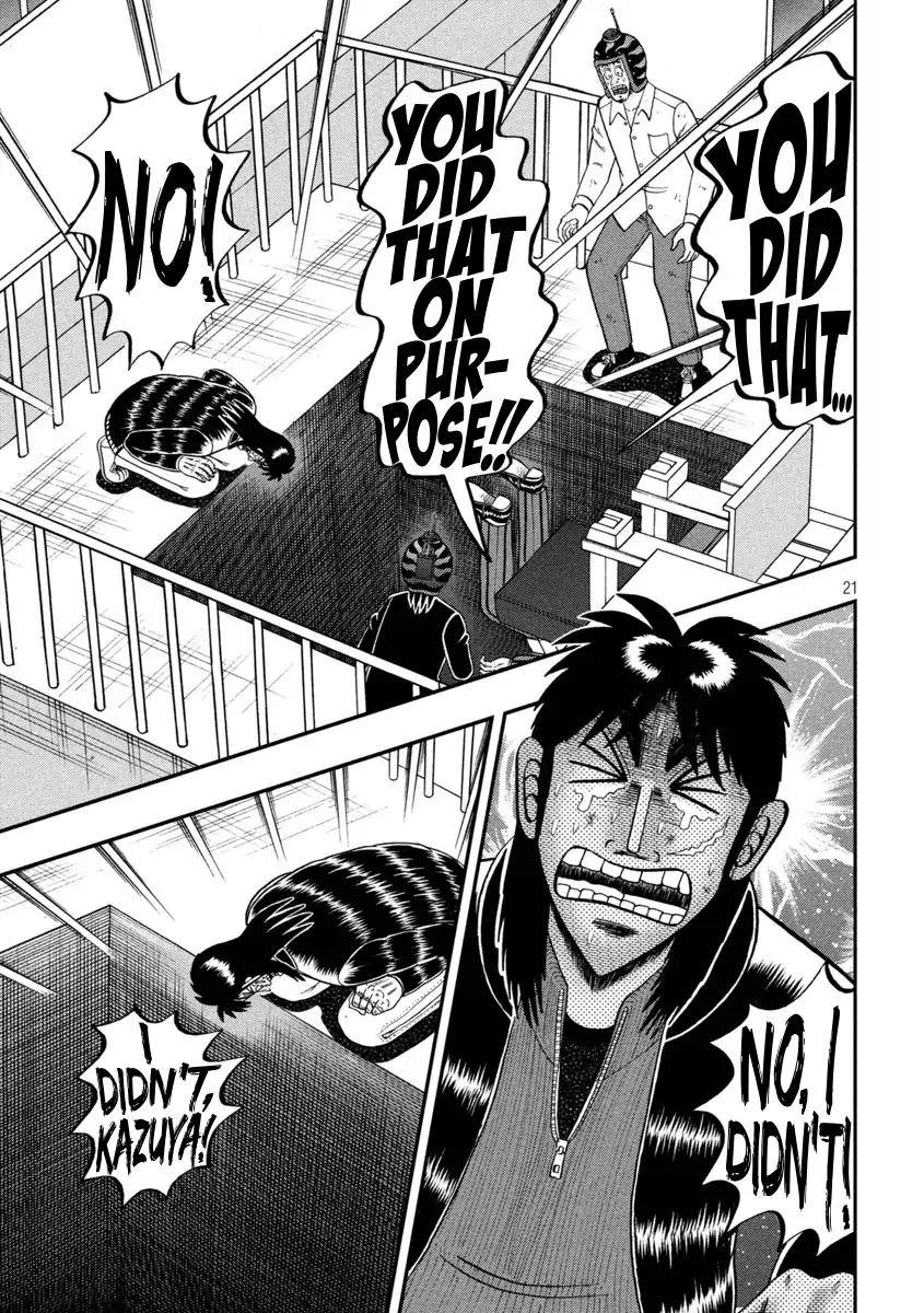 Gambling Outcast Kaiji: The One Poker Arc - Kaiji Part 5 Chapter 251 page 21 - Chapter 251: Chopping Block