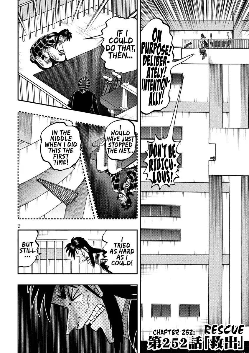 Gambling Outcast Kaiji: The One Poker Arc - Kaiji Part 5 Chapter 252 page 2 - Chapter 252: Rescue