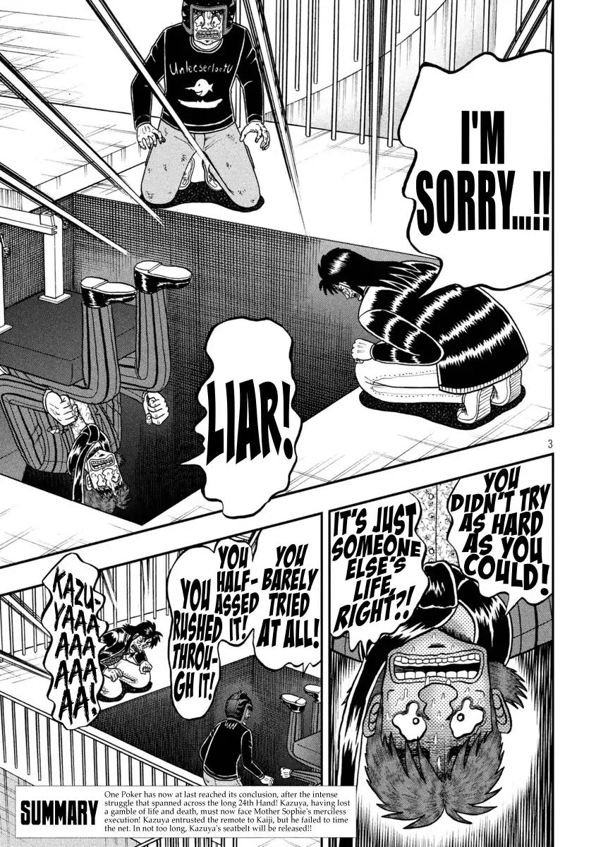 Gambling Outcast Kaiji: The One Poker Arc - Kaiji Part 5 Chapter 252 page 3 - Chapter 252: Rescue
