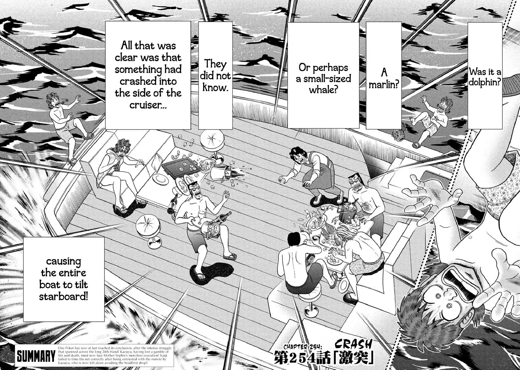Gambling Outcast Kaiji: The One Poker Arc - Kaiji Part 5 Chapter 254 page 2 - Chapter 254: Crash
