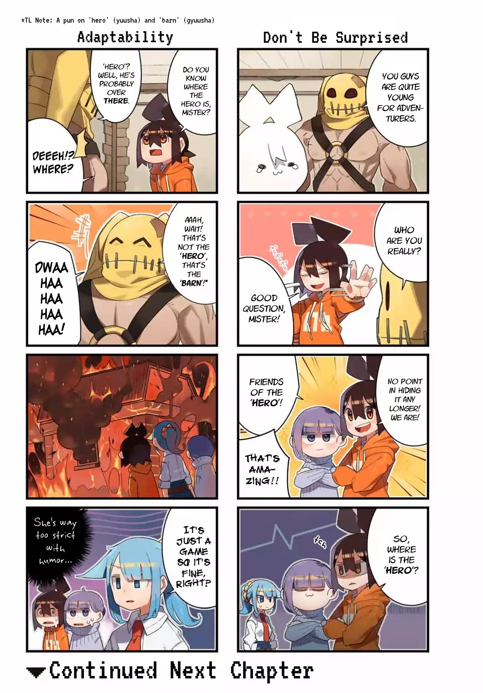 Game no Naka ni Iru! Chapter 2 page 8 - Chapter 2: In the Flames!