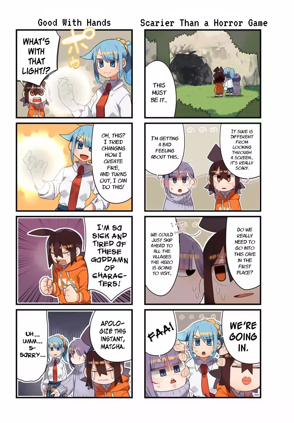 Game no Naka ni Iru! Chapter 4 page 4 - Chapter 4: In a Cave!