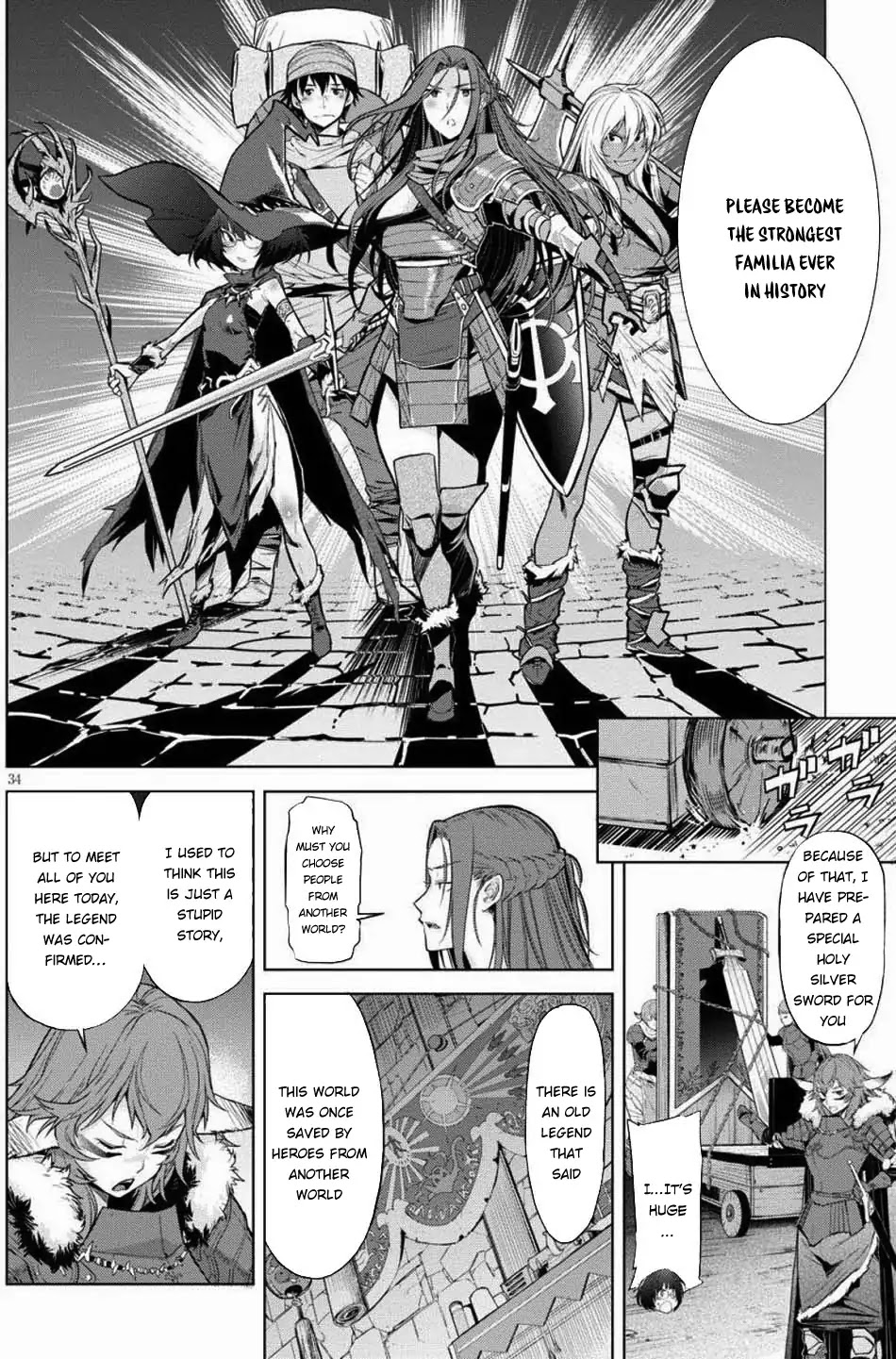 Game obu Familia - Family Senki Chapter 1 page 36 - Chapter 1: The Summoned Family