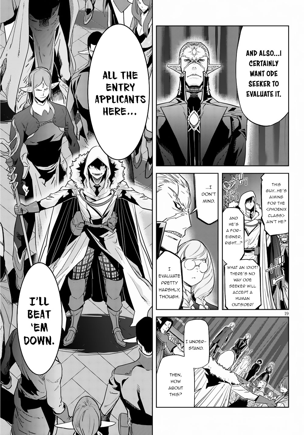 Game obu Familia - Family Senki Chapter 21 page 22 - Chapter 21: Entrance Exam