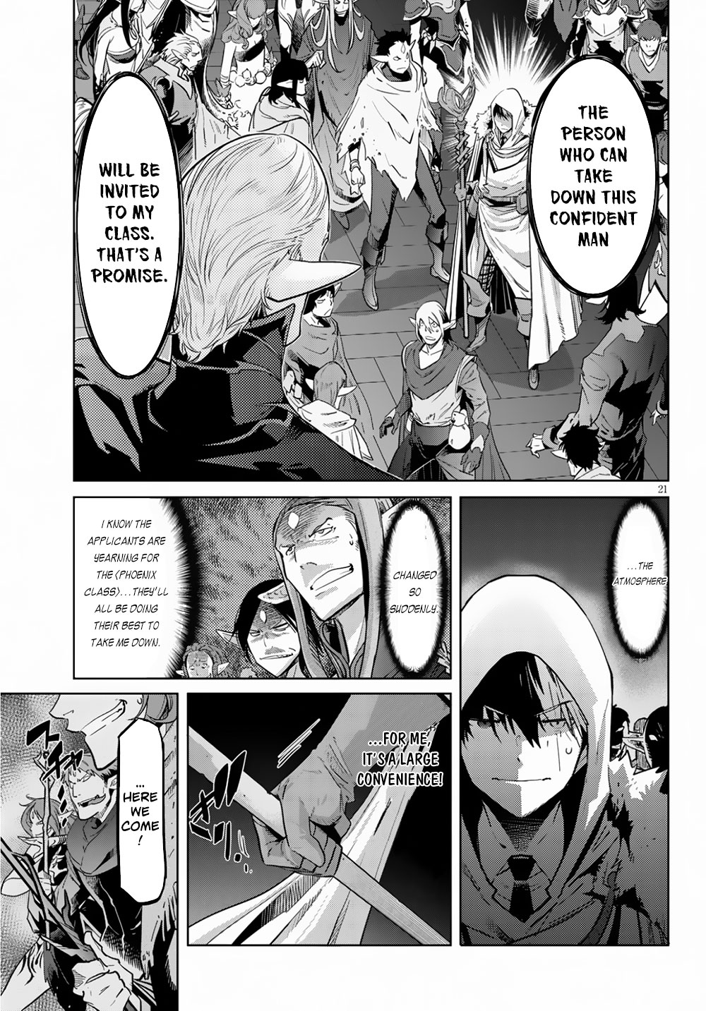 Game obu Familia - Family Senki Chapter 21 page 24 - Chapter 21: Entrance Exam