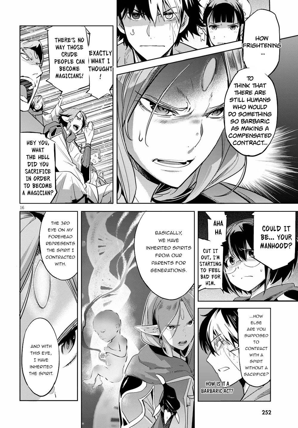 Game obu Familia - Family Senki Chapter 22 page 16 - Chapter 22: Magic School