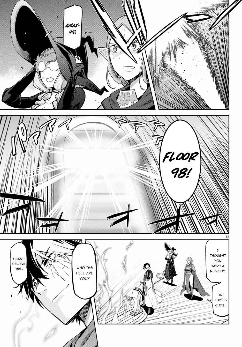 Game obu Familia - Family Senki Chapter 27 page 13 - Chapter 27: The Tower of Geniuses