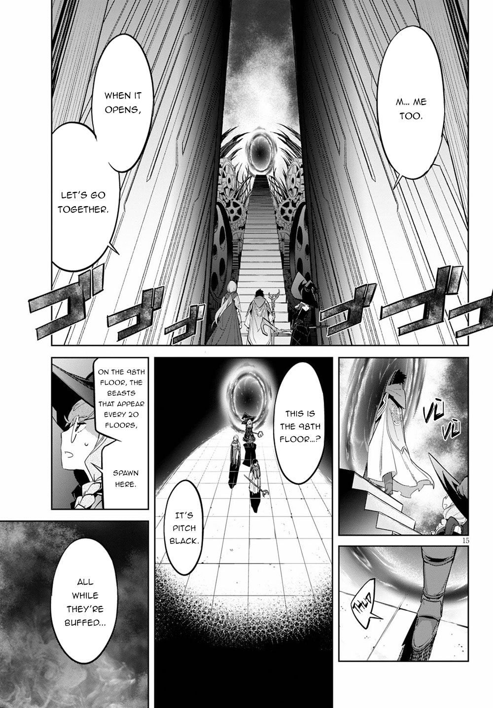 Game obu Familia - Family Senki Chapter 27 page 15 - Chapter 27: The Tower of Geniuses