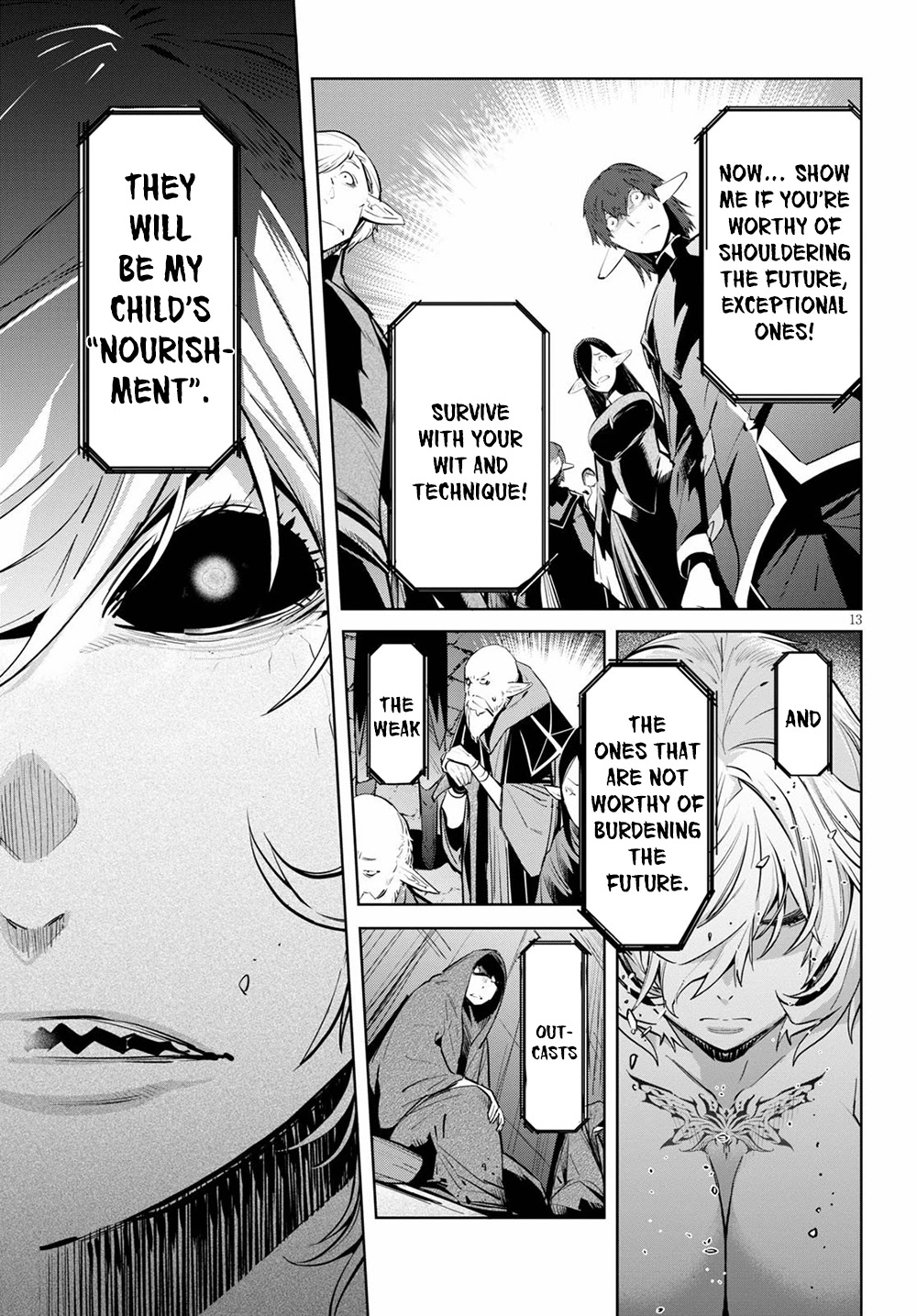 Game obu Familia - Family Senki Chapter 29 page 13 - Chapter 29: Harmful Relationship