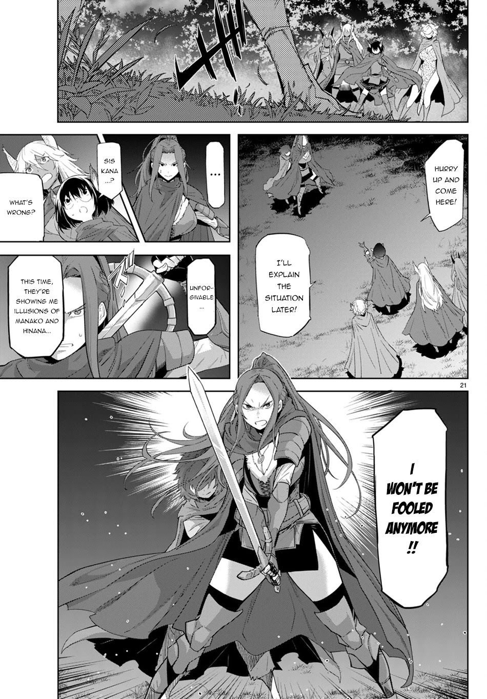Game obu Familia - Family Senki Chapter 42 page 21 - Chapter 42: Unrestrained Passion