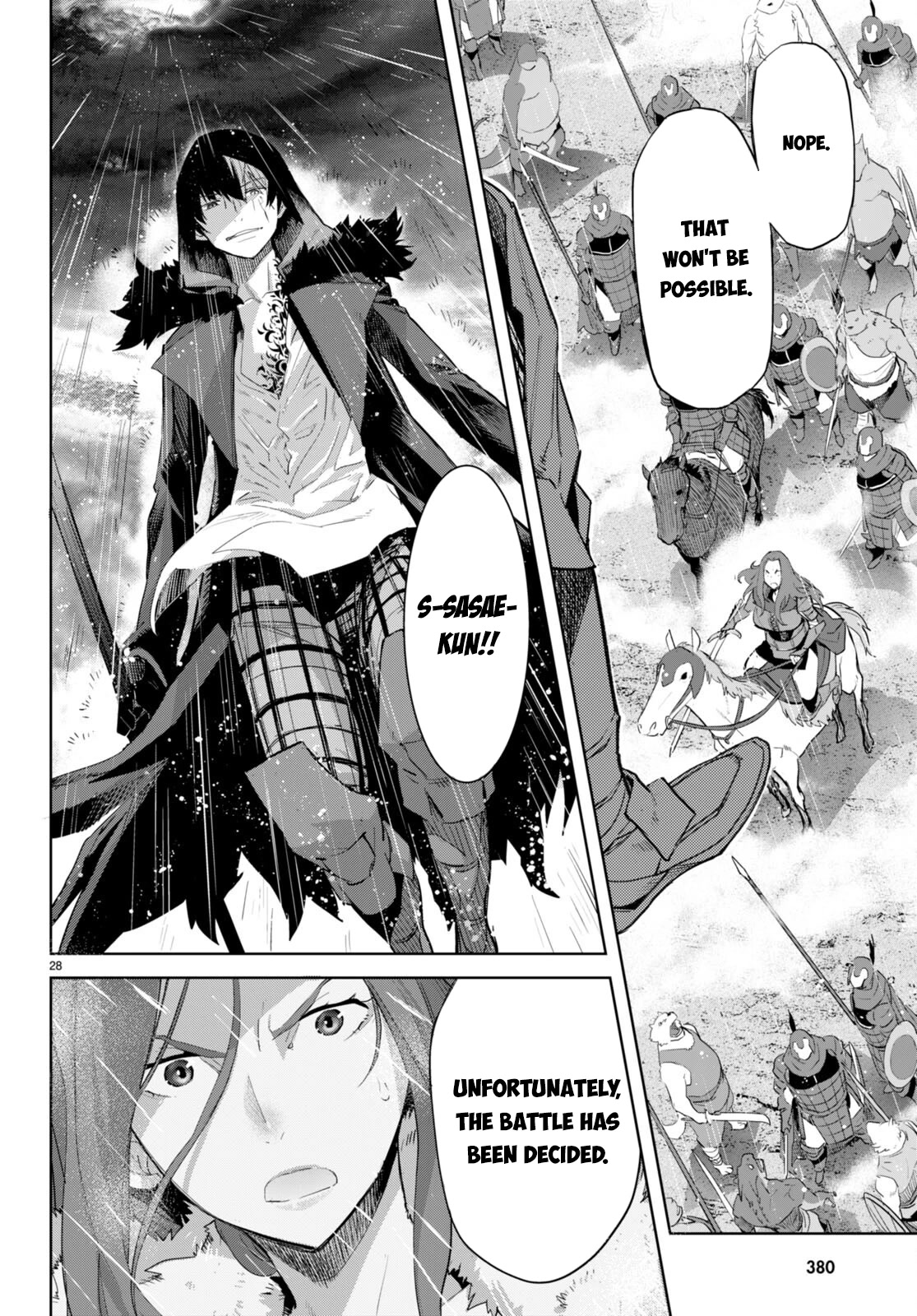 Game obu Familia - Family Senki Chapter 48 page 28 - Chapter 48: Gathering Like Cloud and Mist