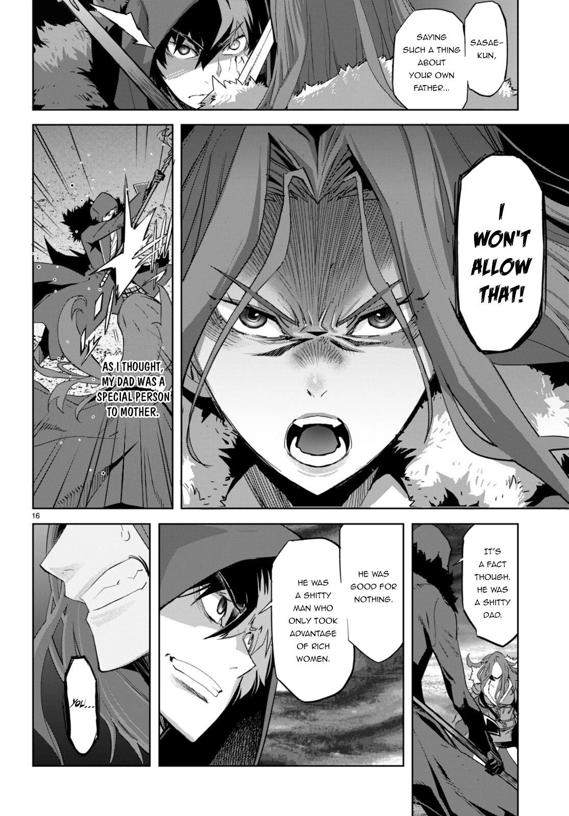 Game obu Familia - Family Senki Chapter 49 page 17 - Chapter 49: The Clash Between Mother and Son