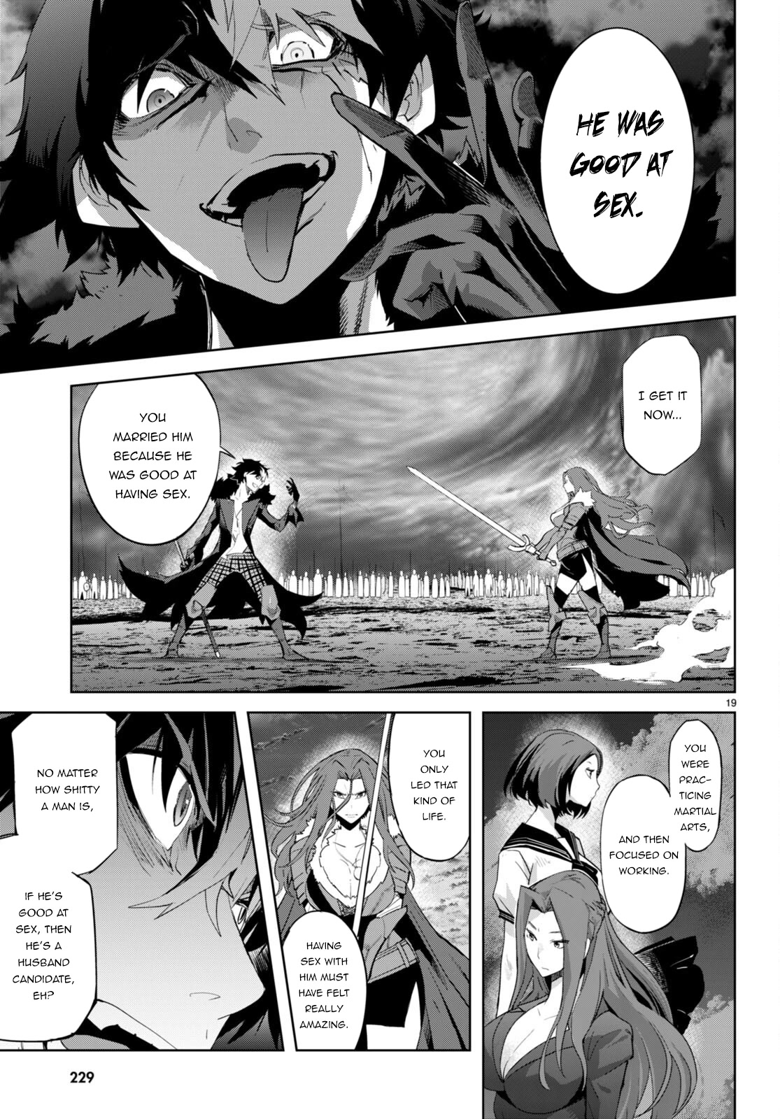 Game obu Familia - Family Senki Chapter 49 page 20 - Chapter 49: The Clash Between Mother and Son