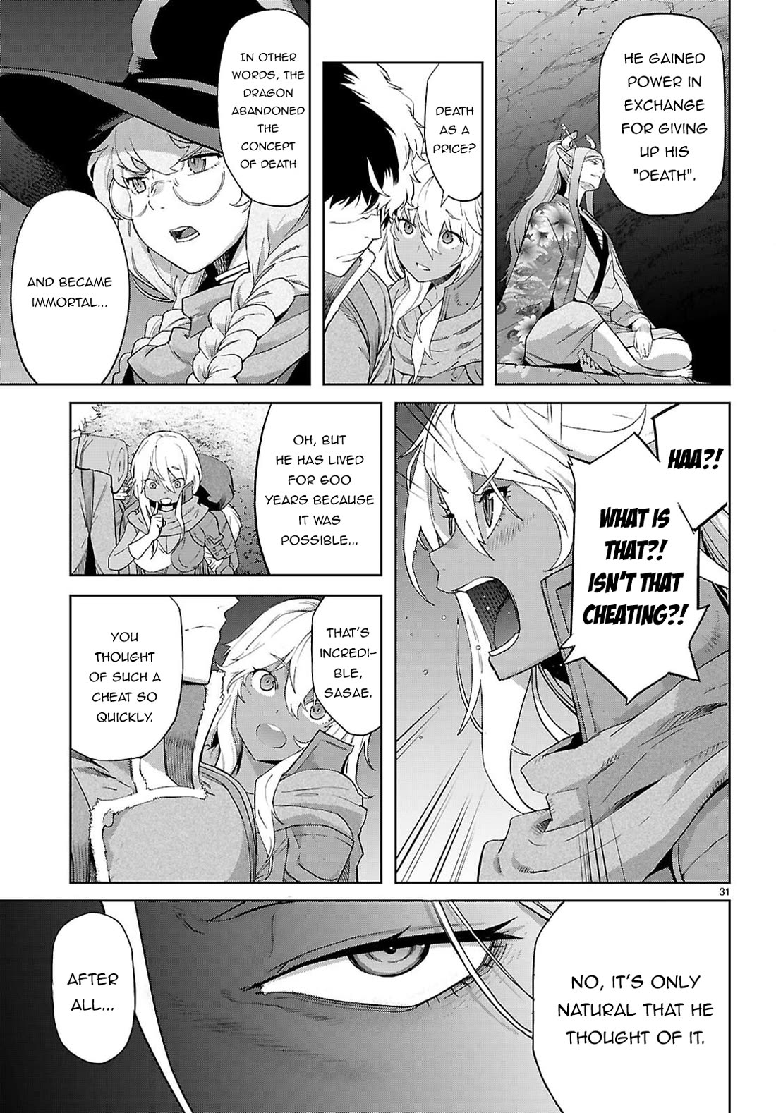 Game obu Familia - Family Senki Chapter 68 page 32 - Chapter 68: Contract of Exchange
