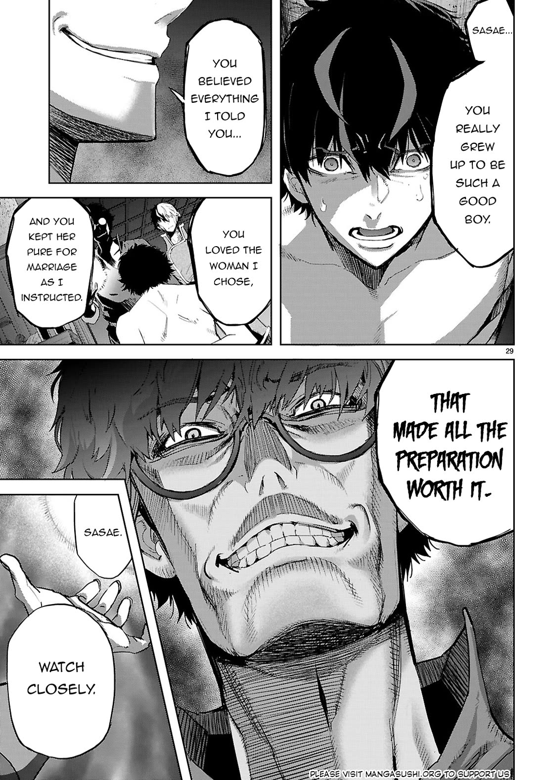 Game obu Familia - Family Senki Chapter 72 page 30 - Chapter 72: The Most Vile Scum
