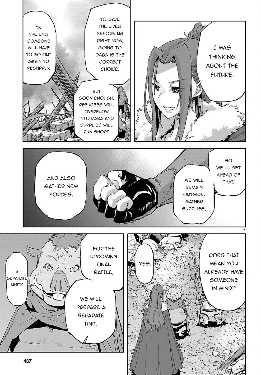 Game obu Familia - Family Senki Chapter 77 page 8 - Chapter 77