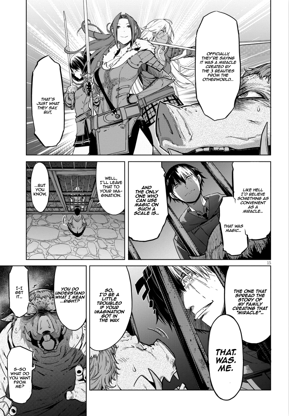 Game obu Familia - Family Senki Chapter 8 page 15 - Chapter 8: Power of life and death