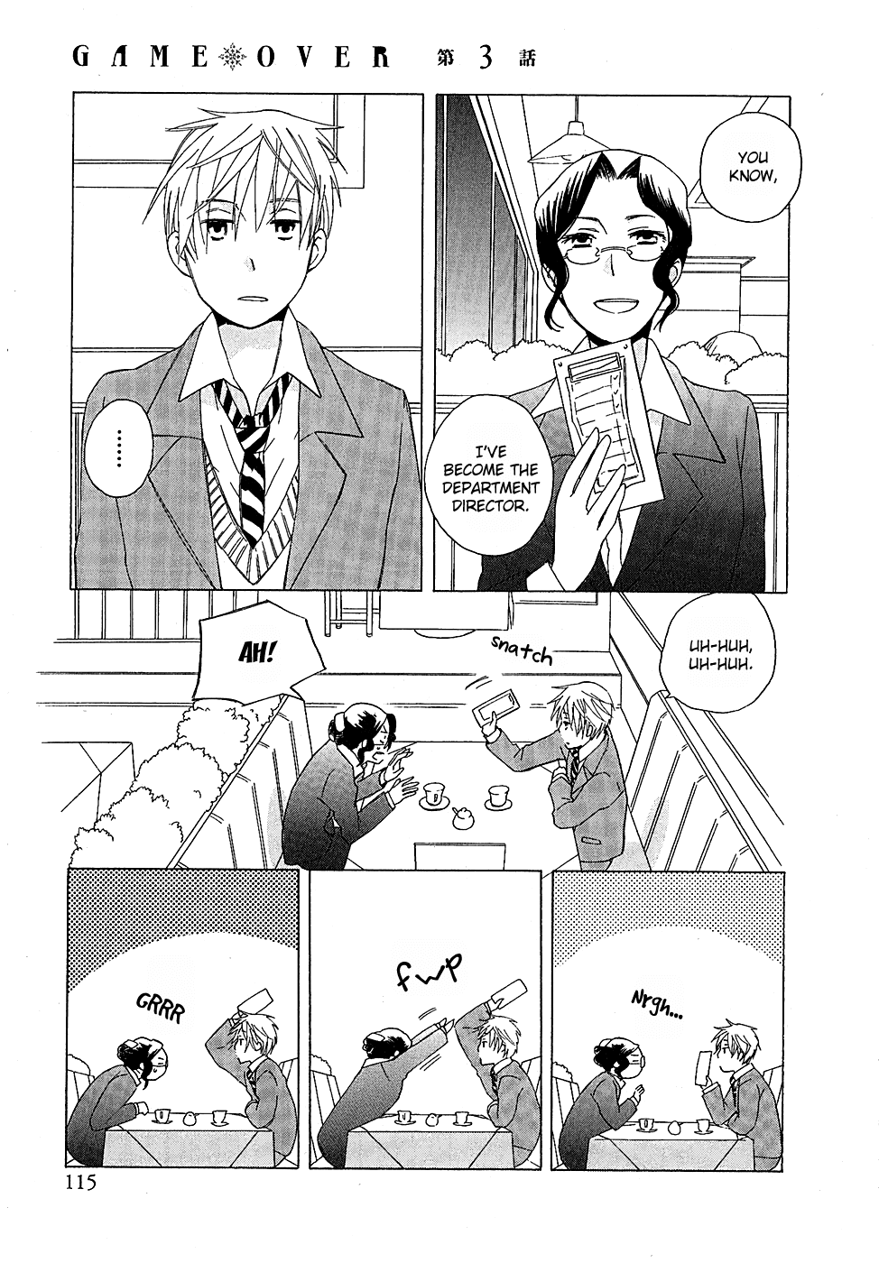 Game Over (MIZUTANI Fuka) Chapter 6.2 page 1 - Chapter 6 v2 : Game Over - Chapter 3