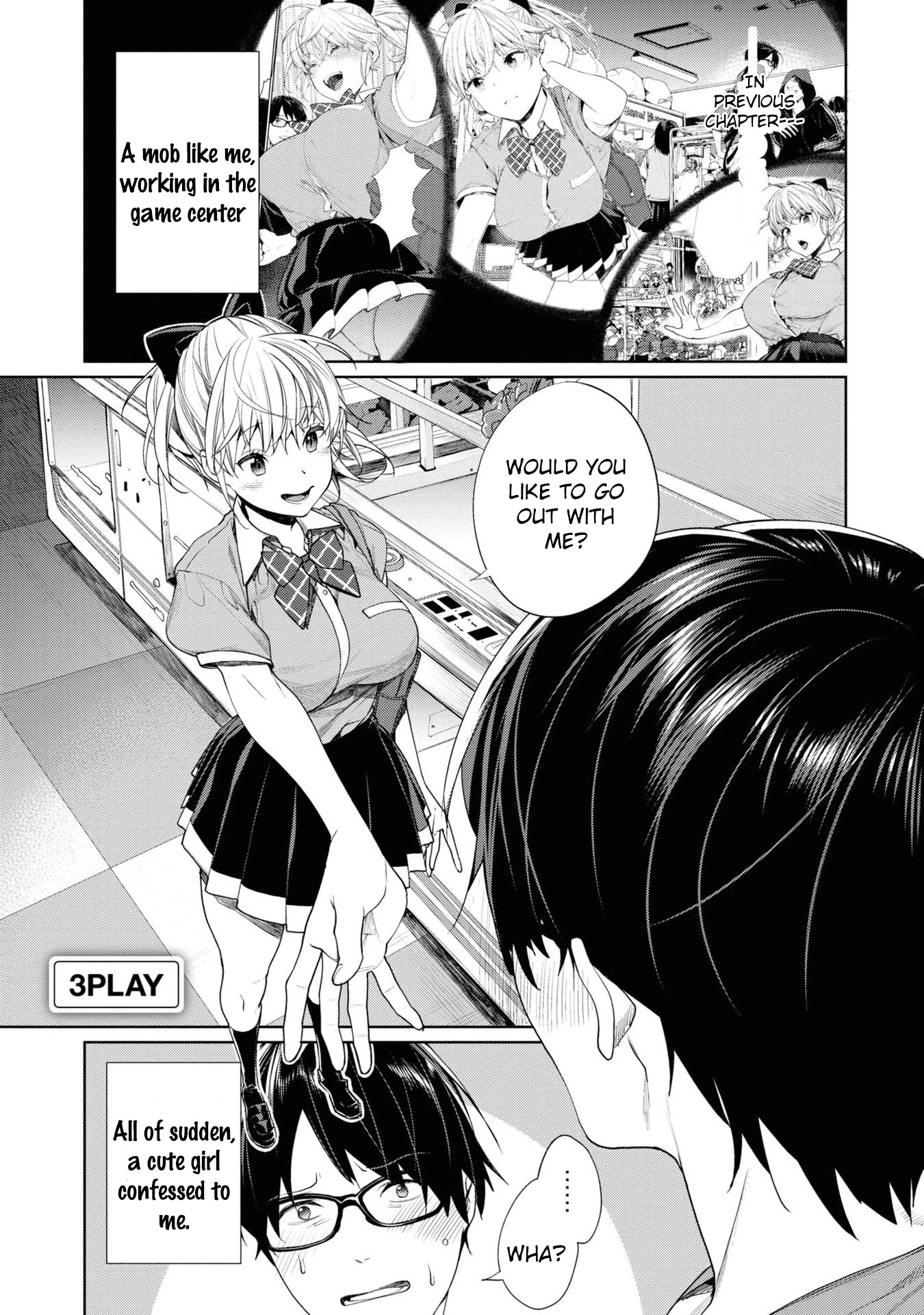Gamer's Girlfriend Chapter 3 page 1 - Chapter 3: Fight even when your back is against on the wall