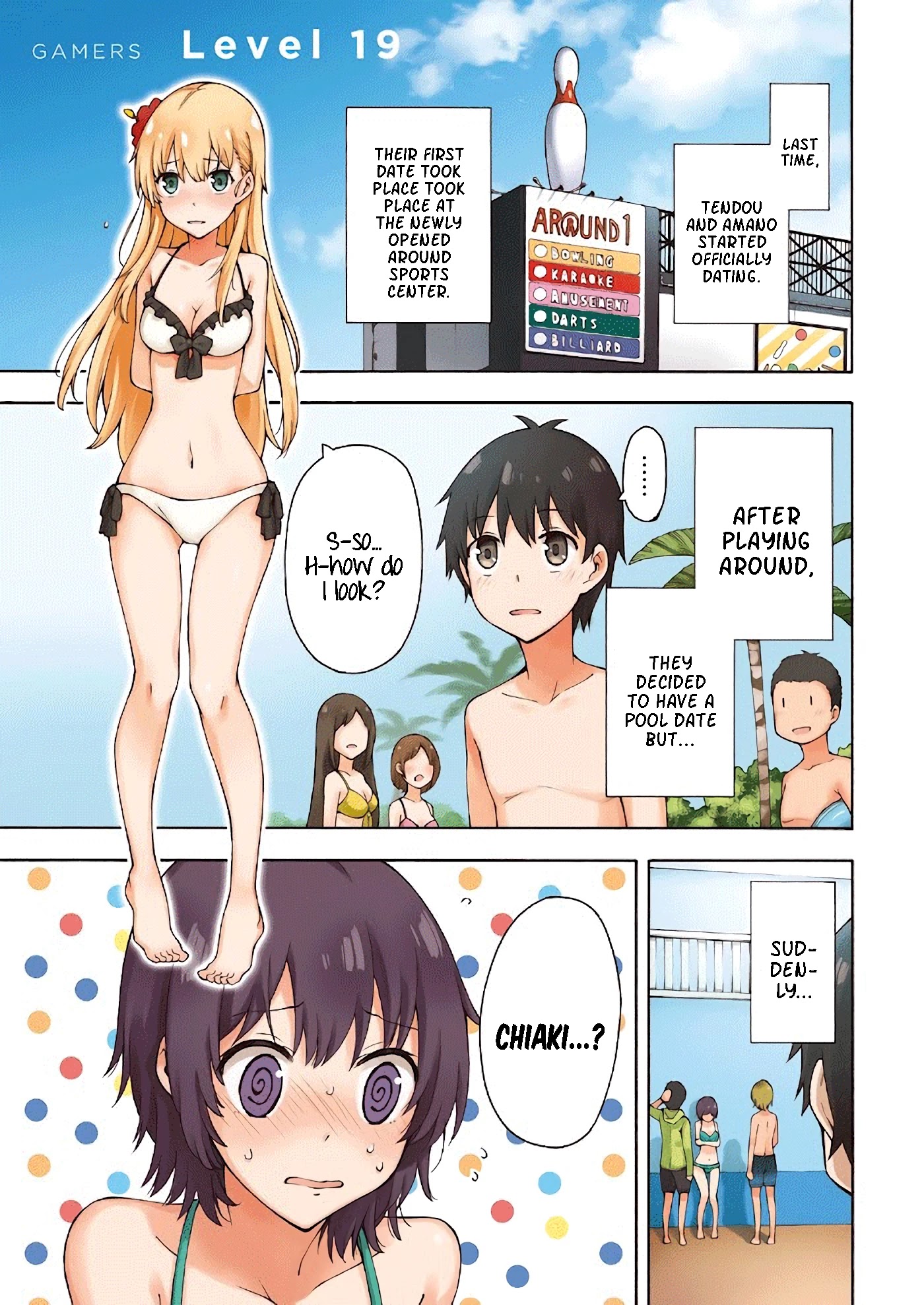 Gamers! Chapter 19 page 1 - Chapter 19: Amano and Tendou's Best Entertainment (2)