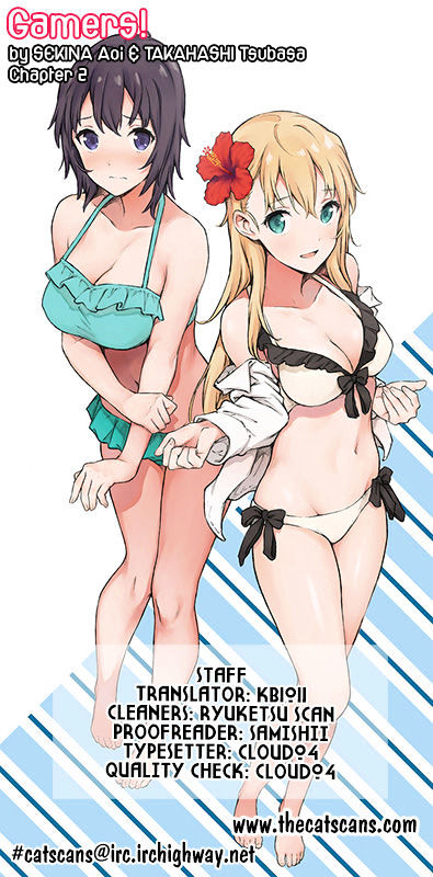 Gamers! Chapter 2 page 1 - Chapter 2 : Level 02: Going for New Game + with Uehara Tasuku