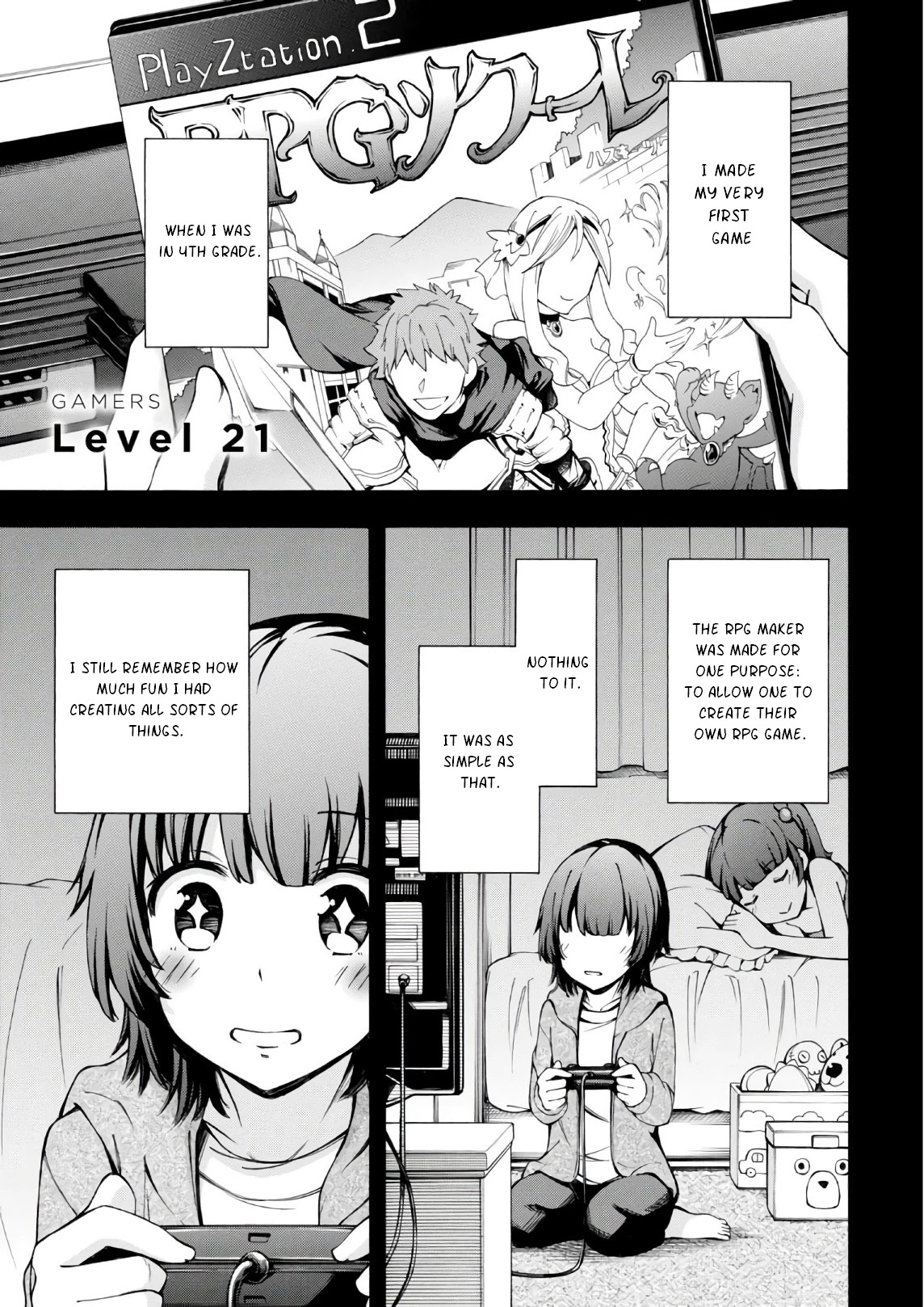 Gamers! Chapter 21 page 1 - Chapter 21: Chiaki Hoshinomori and Account Hack (1)