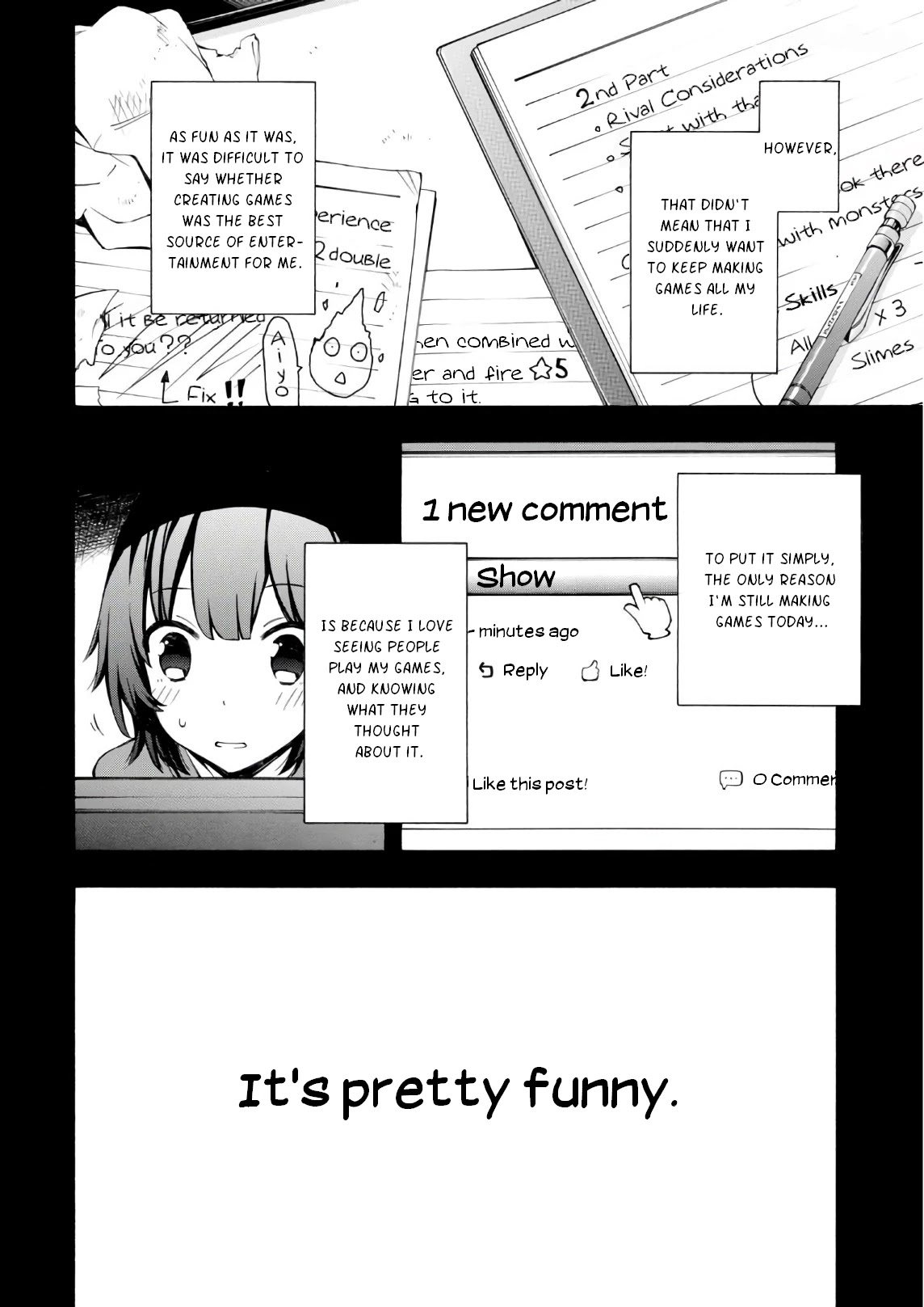 Gamers! Chapter 21 page 2 - Chapter 21: Chiaki Hoshinomori and Account Hack (1)